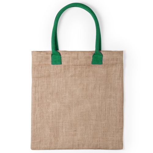 Jute tas | gekleurd hengsel - Afbeelding 6